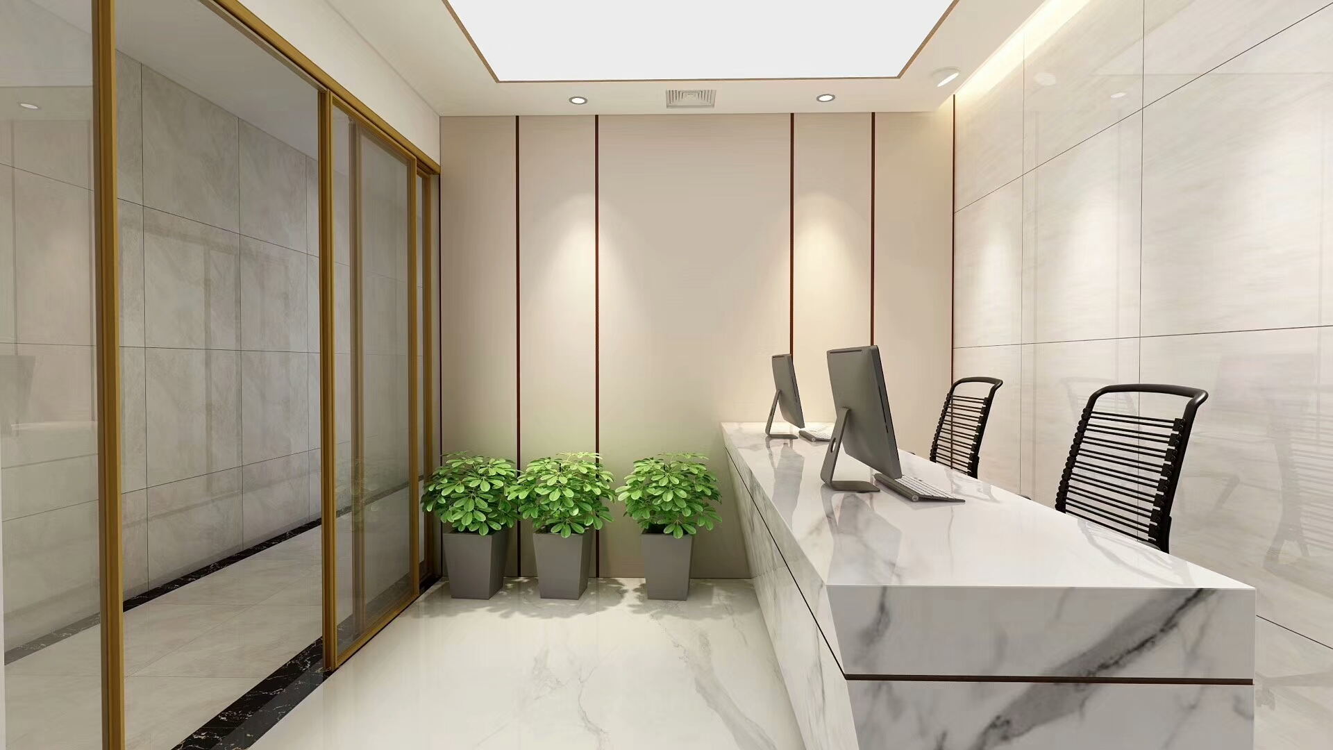 辦公室前臺(tái)裝修應(yīng)使用哪種材質(zhì)材料？