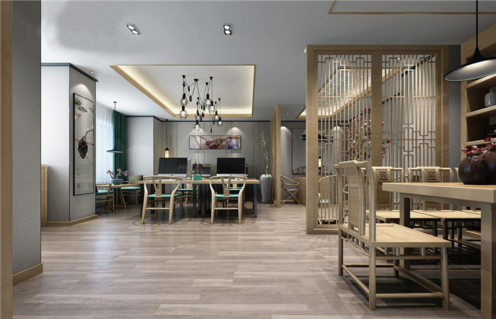盤點(diǎn)新中式辦公室設(shè)計(jì)案例，感受一下別樣的風(fēng)情魅力！