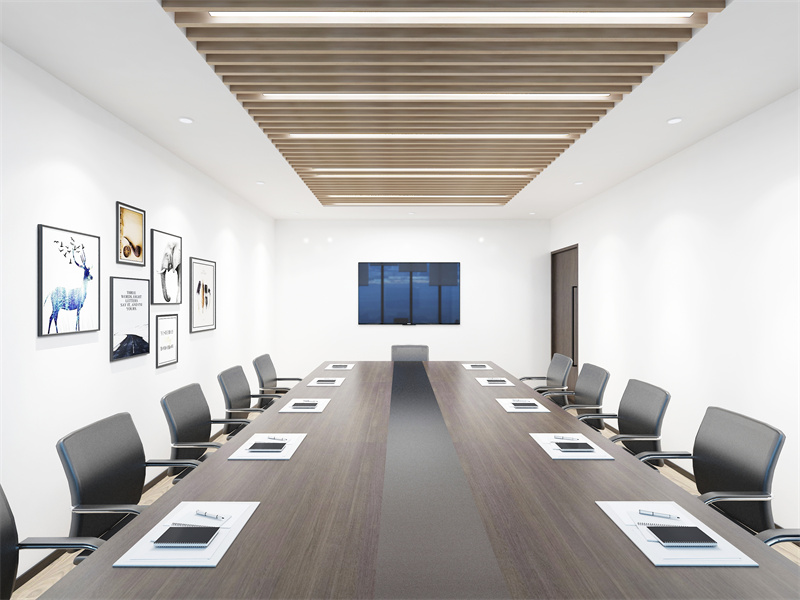 辦公室大型會議室背景墻設(shè)計(jì)
