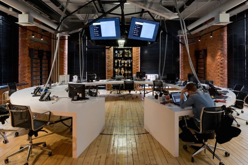 辦公空間，辦公室設計，媒體公司辦公室設計，現(xiàn)代風格辦公室，體育媒體