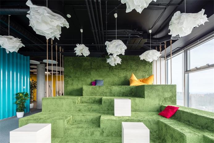 辦公空間，辦公室設(shè)計，科技公司辦公室設(shè)計，現(xiàn)代風格辦公室，在線旅行社