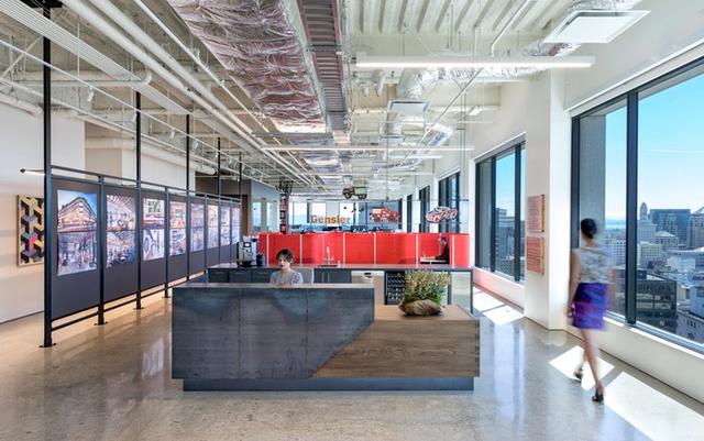 樂(lè)享純凈藍(lán)天白云之境！在Gensler設(shè)計(jì)公司辦公室工作倍兒