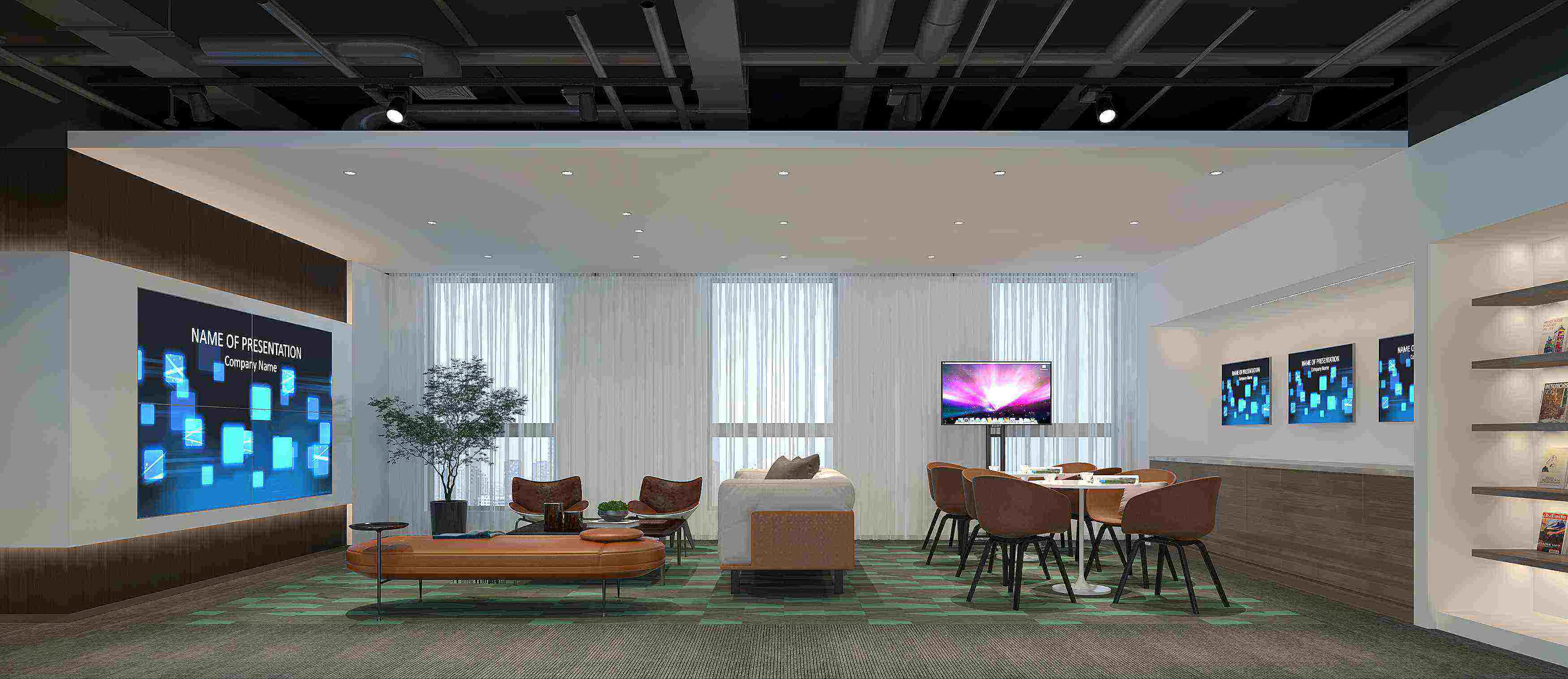 辦公室接待區(qū)該如何設(shè)計(jì)？辦公室小洽談室裝修設(shè)計(jì)效果圖